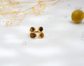 Bague en acier inoxydable avec pierres œil-de-tigre – Élégance naturelle & énergie protectrice